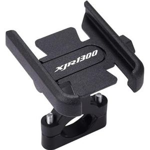 XJR-1300 Motorfiets Accessoires Mobiele Telefoon Houder GPS Navigatie Montagebeugel Voor XJR 1300 XJR1300 2008-2022 (Color : BLACK- A)