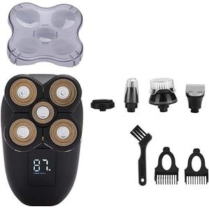 Elektrisch scheerapparaat， 5-in-1 Multifunctioneel scheerapparaat for mannen Elektrisch scheerapparaat Scheerapparaat Nat en droog veiligheidsscheerapparaat Haartrimmer Scheerapparaat Scheerapparaat