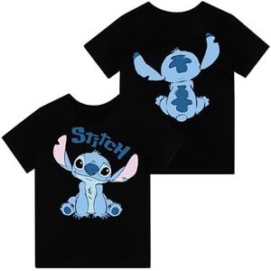 Disney Lilo en Stitch T-shirt | Stitch Kleding Voor Vrouwen | Katoenen Dames T-shirts | Officiële Lilo En Stitch Merchandise | Zwart S