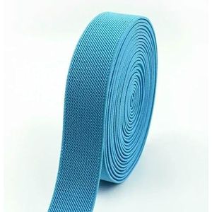 2-10 meter 20 mm naai-elastieken ondergoedband rubberen band zachte huid broek stretch lint tapes DIY kledingaccessoires-LakeBlue-20 mm-10 meter