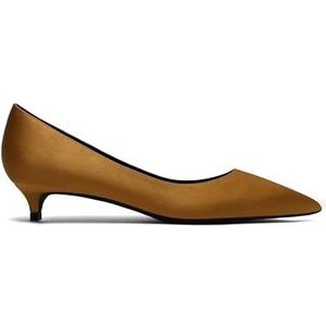 Hakken Schoen-Elegante Pumps Vrouwen-Stiletto-Sexy Naaldhak - Gesloten Puntige Teen - Avond-Feest-Luxe Mode Vrouwelijke Hakken - Kantoorschoenen voor Vrouwen 21-CHC-19, 5 Geel, 40 EU