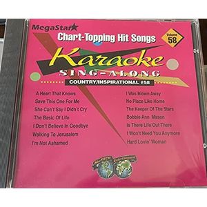 Chart-Topping Hit Songs, Karaoke Sing Along - County/Inspirational Vol 58 (UK Import)