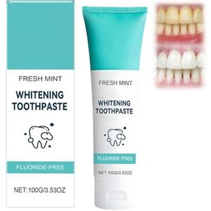 Reinigende Tandpasta - Verheldert de Tandkleur, Zorgt for Een Langdurige Frisse Mond, Eenvoudig Tweemaal Daags Te Gebruiken (ochtend En Avond)(2pcs)