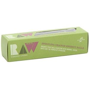 Raw Health - Spirulina Orange Energy Balls - Raw - 60g x 8 (3pk)