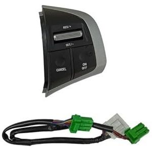 Stuurwiel Bedieningsknoppen Stuurwielpaneel Afstandsbedieningsschakelaar Radio Audio Volume Cruise Control Knop Voor Isuzu Voor D Voor Max D-Max DMAX Mux MU-X(Cruise with wire)
