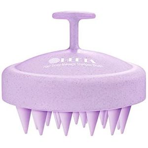 HEETA Hoofdmassageborstel voor de hoofdhuid, hoofdmassageborstel met zachte siliconen borstels, haarmassageborstels voor haarverzorging, ontspan de hoofdhuid, haarmassage voor mannen, vrouwen,
