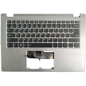 Voor Lenovo voor YOGA 530-14 530-14IKB 530-14ARR US/UK/Spaans/Latijns laptoptoetsenbord voor palmrest bovenste behuizing(Silver US)