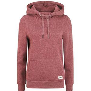 OXMO OXOwena Capuchontrui voor dames, hoodie, pullover met capuchon, Wine Red Melange (1915261), S