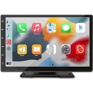 Achtercamera 9 Inch Autoradio Multimediaspeler Videospeler CarPlay Android Auto IPS Touchscreen AUX-ingang Bluetooth Universeel(9inch with camera)
