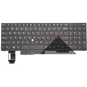 Spaans Russisch toetsenbord voor ThinkPad voor E580 E585 E590 E595 L580 L590 T590 FRU 01YP560 01YP640 01YP720 P52 P72 met achtergrondverlichting(US Black Hole)