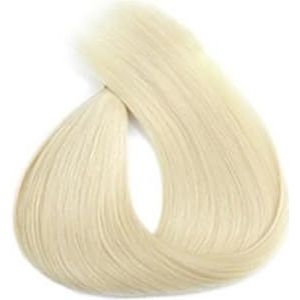 Paardenstaart, Blonde rechte paardenstaartextensies for vrouwen Paardenstaartverlenging(Light white)