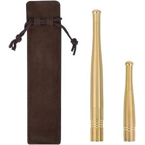 Sigarettenhouder, 2 stuks, metalen sigarettenhouders, herbruikbare sigarettenfilterhouder, draagbaar tabakfilter, geschikt voor 3 sigarettenmaten (8 mm, 6 mm en 5,5 mm) (A)