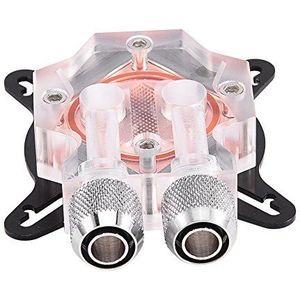 GPU waterkoelblok met rode koperen basis voor grafische verwerkingseenheid, eenvoudig te installeren, geschikt voor 8-10 mm buisdiameter