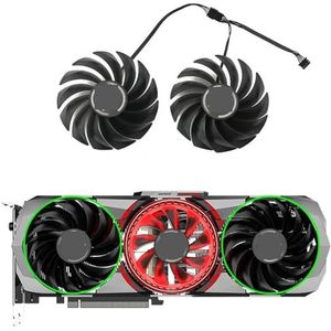 PVA080E12R Koelventilator 90mm voor kleurrijke iGame voor GeForce RTX 3060 3070 3090 voor Advanced 3080 Ti RTX3090 voor Kudan RTX3070 Ventilatoren(AC-Fan)