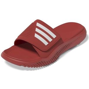 adidas Unisex Alphabounce Slide Sandal, Better Scarlet/White/Better Scarlet, 10 US Men