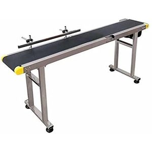 Handbediende Printer, Datumcode Inkjetprinter Voedingsindustrie Productielijn Verstelbare snelheid Rubber PVC Draagbare transportband Altijd Afdrukken