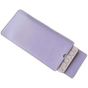 Toetsenbordopbergtasje, toetsenbordhoes, PU leren draadloos toetsenbordhoesje in meerdere kleuren(Purple)