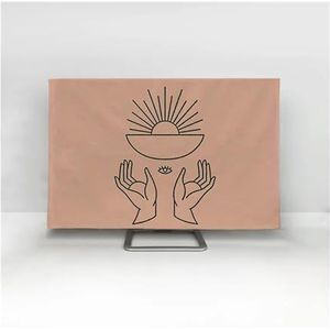 WLTYSM TV Cover Display stofkap TV Stofkap Doek 32-75 Inch Valuta Eenvoudige en Moderne TV Display Beschermers (10,7 inch)