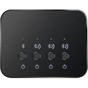 Audio stereo Bluetooth adapter, 3,5 mm audio splitter, Bluetooth 4.0 zender ontvanger 3 in 1 zender met 650mA batterij voor mobiele telefoons/tablets/notebook PC/TV