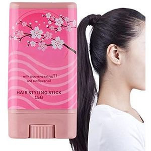 Haarwaxstick voor vliegjes - Hair Molding en Styling Wax Slick Stick - Niet-vette draagbare Natural Hair Stick Wax voor Flyaways Edge, Frizz Hair, Unruly Hair Control Jimii