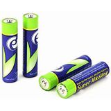 Alkaline LR03 AAA-batterijen, verpakking van 4 stuks, blister
