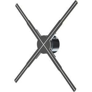 52cm 3D holografische ventilator wifi afstandsbediening aangepaste doe-het-zelf video LED neonlichten roterend display AD 3D holografische projector Randloze afbeeldingen(F65)