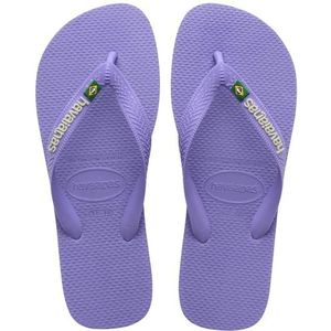 Havaianas teenslipper met Brasil-logo, unisex, paars paisley, paars paisley, 8 VK