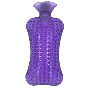 OIFAODAO, Warmwaterflessen Top Premium warmwaterkruik Ideaal for pijnverlichting Warm en koud Mini Watehot Waterfles Heetwaterzak,Warmwaterkruik(Purple)