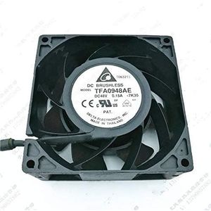 LMNCBVYA Delta TFA0948AE 48V 92mm Industrial Cooling Fan - 5000RPM, 5.76W, Low Noise, 4-Wire Design for Computer Cooling Solutions