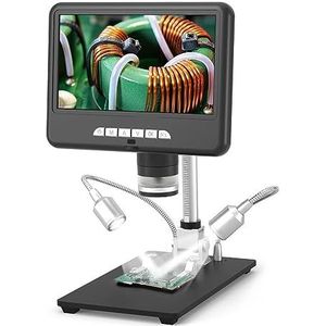 Microscoop 7-inch UHD-scherm Digitale Scoop For Het Solderen En Repareren Van Elektronica Voor duidelijk onderzoek en lichtcontrole