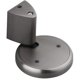 Verstelbare deurstopper mechanische zinklegering winddicht niet-ponsdeurstop deurhouders beschermen muur deur hardware deurstops binnenshuis (geborsteld grijs)