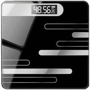 Weegschaal Badkamer Glazen Elektronische Weegschaal Menselijk Lichaam Met Een Gewicht Van LCD Digitale Display Weegschaal Personenweegschaal