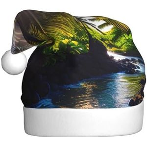 SSIMOO Hawaii Zonnestralen Kerstfeest Hoeden Volwassen Kerst Hoeden, Vakantie Feest Accessoires, Licht Het Feest!