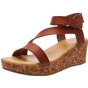 Blowfish Malibu Girls Loverli-k Wedge Sandal, Scotch, 2 Little Kid