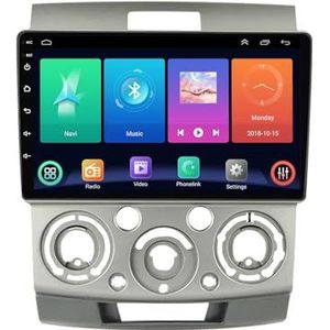 Android 14 2 Din Autoradio voor Ford Ranger Mazda BT50 2006-2011 - Steun Carplay Android Auto DSP-9"" Touchscreen Auto Stereo Met Stuurwielbediening WIFI 4G Bluetooth Split-Screen(A,P2 WIFI 4-Core 1G+3