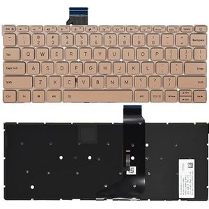 US/Engels laptoptoetsenbord met achtergrondverlichting voor Xiaomi Mi air12.5 13.3 161201 TM1607 161301 TM1704 TM1703 TM1604 TM1613R(TM1607 Gold)
