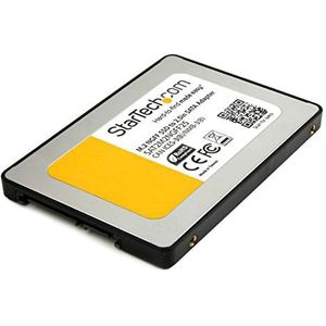 StarTech.com M.2 SSD naar 2.5 inch SATA III Adapter, M.2 Solid State Drive Converter met Beschermende Behuizing, Hoogte 9.5mm (SAT2M2NGFF25)