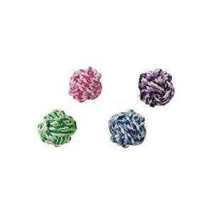 Europet Bernina - Speelgoed touw bal kleuren - Maat: M (85 mm)
