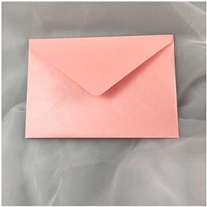 Kerstpostkaarten 25x Paper Enveloppen SHIMMER GRIJS PEARLESCENCE GLISTER ENVELOPEN for Diy Briefkaart/kaart Huwelijksuitnodiging Geschenkverpakking envelop Blanco Ansichtkaarten (Color : Pink pearl