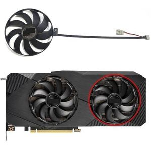 90MM 4PIN T129215SU DUAL RTX 2060S EVO GPU-ventilator, voor ASUS DUAL-RTX 2080S 2080 2070S 2070 grafische kaartkoelventilator(Fan-B)