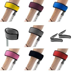 Lifeswonderful - Paar zachte gewatteerde neopreen kruk arm manchet covers voor comfort (blauw)