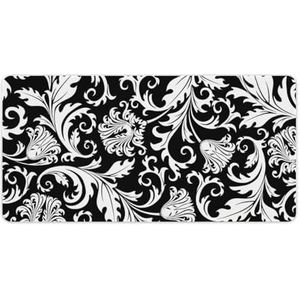 Damast Bloemenpatroon Mode Bureau Muismat Antislip Gaming Muismat Accessoires Decor 30x60cm