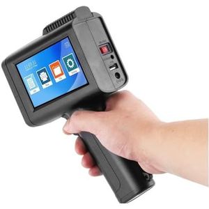 voor Datum Barcode Batchnummer Logo QR-code 12,7 mm handheld inkjetprinterpistool met snel drogende inkt for tekst QR-barcode batchnummer logo datumlabelcoderingsmachine(Non Cartridge)