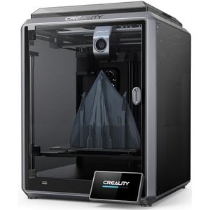 Creality K1 3D Printer voor Thuis en School, 600mm/s Hoge Snelheid, AI Camera, Stille Modus, Perfect als Cadeau voor Kinderen, Koolstofvezel Printen 220x220x250mm