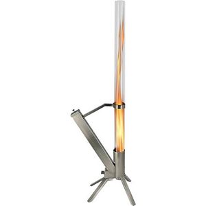 Green Flame Patio Heater - Terrasverwarmer - Lounge Heater - Vuurbuis - Roestvrijstalen vuurzuil - Pelletfakkel - Houtpelletkachel - Tuinhaard - Lounge Heater