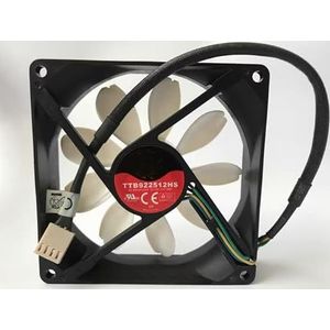 LSGDCTI 12V 0.37AMP 4-Wire PWM Temperature Control Fan for Thermaltake TTB922512HS - Quiet & Compact Design