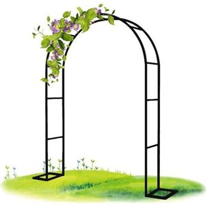 Tuinrooster voor klimplanten, esthetische tuinprieel, eenvoudig te monteren metalen buitenboog, voor bruiloft, bruidsfeest, elegante decoraties en klimplanten in de tuin