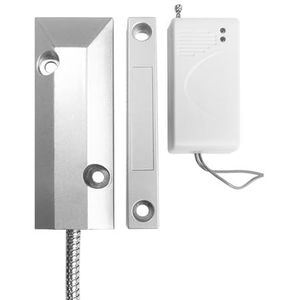 Rolluik deur magnetisch alarm venster winkel rolluik deur anti-diefstal alarm gemonteerde deur magnetische sensor (maat: enkele bedrade deursensor)