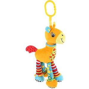 ORFOFE Giraffe Auto Hangen Bijtspeeltje Poppen Speelsets Pluche Speelgoed Babycadeautjes Voor Babyjongens Pompons De Porristas Baby Rammelaar Pasgeboren Silicagel Dier Fopspeen