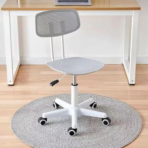 Armloze bureaustoel Verstelbare hoogte Rolling Chair, draaibare computerstoel, ergonomische taakstoel, voor thuis/kantoor kleine ruimte (Color : B)